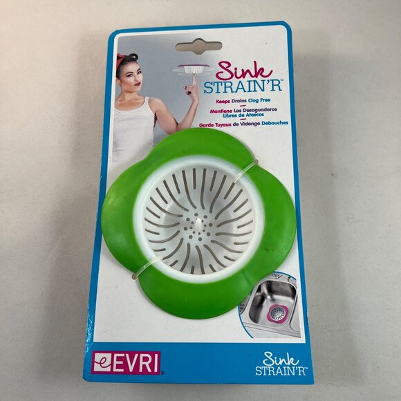 Evri Sink Strain'R Strainer Evri Holder Products Lot of 3 Green - Picture 8 of 10
